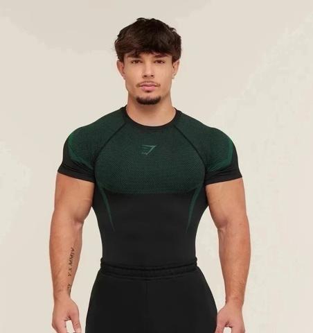 Gymshark · Compresión manga corta